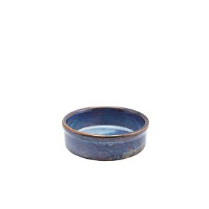 Terra Porcelain Aqua Blue Tapas Dish 10cm QTY:12
