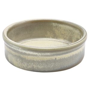 Terra Porcelain Matt Grey Tapas Dish 10cm QTY:12