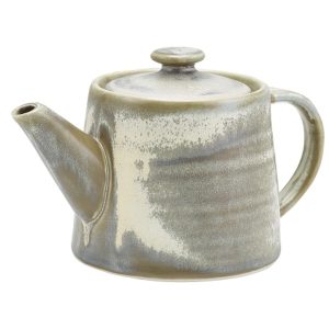Terra Porcelain Matt Grey Teapot 50cl/17.6oz QTY:6