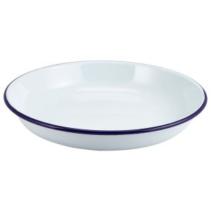 Enamel Rice/Pasta Plate 24cm QTY: 1