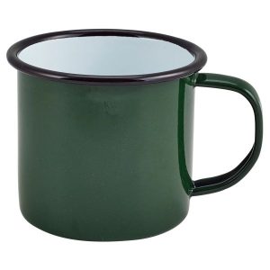 Enamel Mug Green 36cl/12.5oz QTY: 1