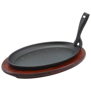 Sizzler Platter & Trivet Sizzler Length 11″ QTY: 1