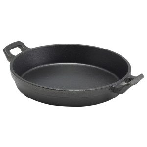 Cast Iron Round Eared Dish 18 x 3.4cm QTY:6