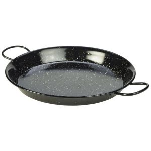 Black Enamel Paella Pan 30cm QTY:6