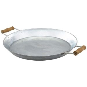 Galvanised Steel Platter 14″/35.5cm QTY: 1