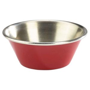 GenWare Red Stainless Steel Ramekin 43ml/1.5oz QTY:24