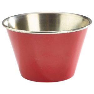 GenWare Red Stainless Steel Ramekin 17cl/6oz QTY:24