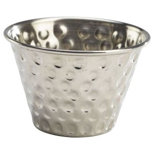 GenWare Stainless Steel Hammered Ramekin 114ml/4oz QTY:24