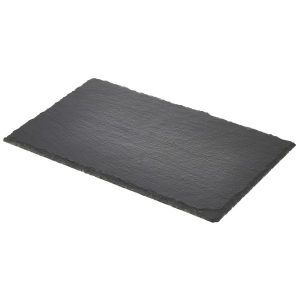 Genware Natural Slate Platter 26.5x16cm GN 1/4 QTY:6