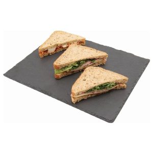 Genware Natural Edge Slate Platter 28 X 28cm QTY:6