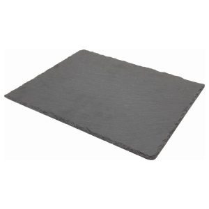 Genware Natural Slate Platter 32 X 26cm 1/2 GN QTY:6