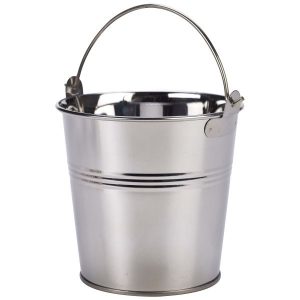 Stainless Steel Serving Bucket 10cm Dia QTY:12