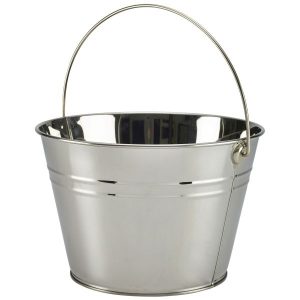 Stainless Steel Serving Bucket 25cm Dia QTY: 1