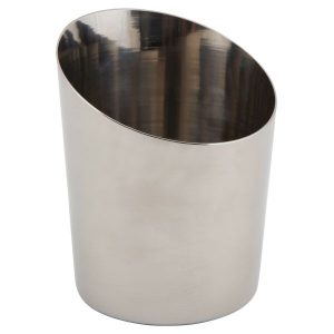Stainless Steel Angled Cone 9.5 x 11.6cm (Dia x H) QTY:12