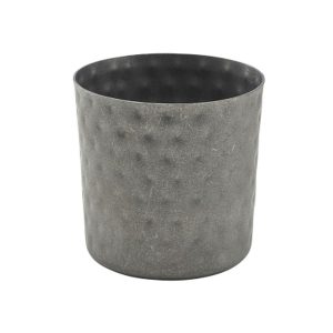 GenWare Vintage Steel Hammered Serving Cup 8.5 x 8.5cm QTY:12