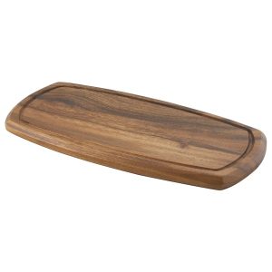 Genware Acacia Wood Serving Board 36 x 18 x 2cm QTY: 1
