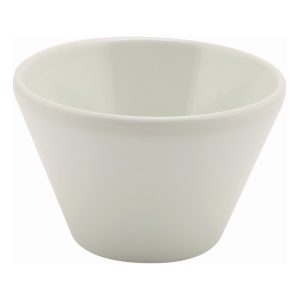 White Melamine Conical Buffet Bowl 8.5cm