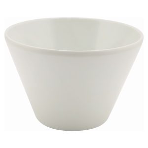 White Melamine Conical Buffet Bowl 15.7cm