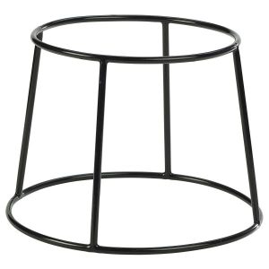 Genware Black Anti-Slip Round Buffet Riser