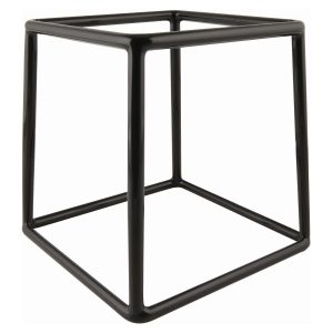 Genware Black Anti-Slip Buffet Riser 18 x 18cm