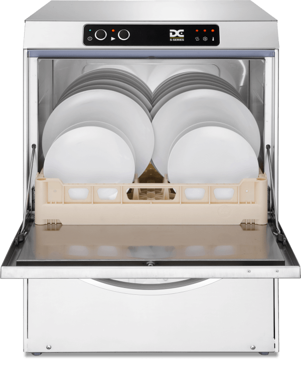 DC Standard Range SD50ISD Dishwasher with Integral Softener and Drain Pump  500mm Rack 18 Plates