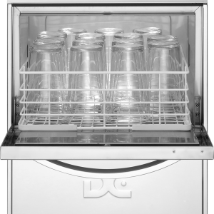 DC Standard Range SG35D Glasswasher with Drain Pump  350mm Rack 14 Pint Capacity