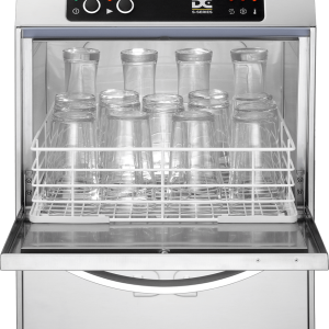 DC Standard Range SG40D Glasswasher with Drain Pump  400mm Rack 18 Pint Capacity