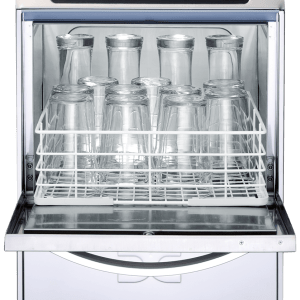 DC Standard Range SGP35ISD Tall Glasswasher with Integral Softener & Drain Pump  350mm Rack 14 Pint Capacity