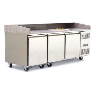 Atosa EPF3485GR 3 Door Pizza Counter Fridge 485 Litres