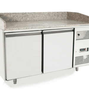 Atosa EPF3495GR 2 Door Granite Top Pizza Counter Fridge 485 Litres