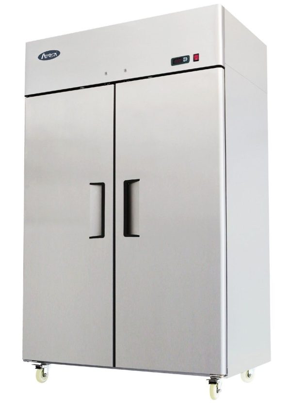 Atosa MBF8117HD Top Mounted Upright Double Door 2/1 Gastronorm Refrigerator 1300 Litres