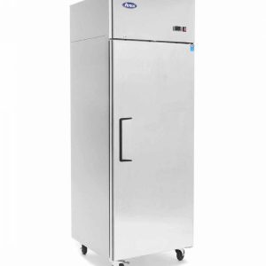 Atosa YBF9206GR Slimline Upright Single Door Fridge 410ltrs