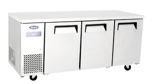 Atosa YPF9042GR Three Door Undercounter Fridge 470ltrs