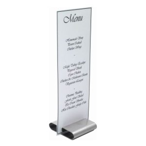 GenWare Stainless Steel Menu Stand