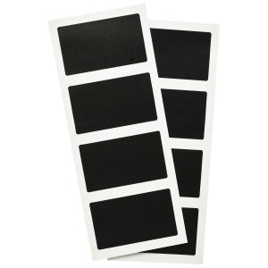 Self Adhesive Rectangular Chalkboard Set 8pcs