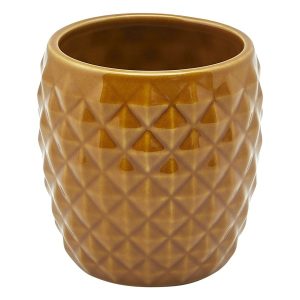 Genware Brown Pineapple Tiki Mug 40cl/14oz QTY:4