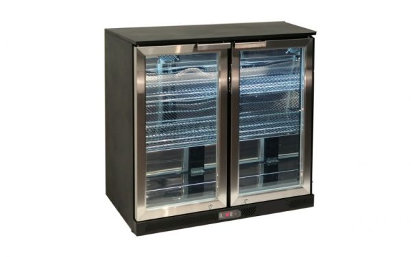 Double Hinged Door Undercounter Bottle Cooler