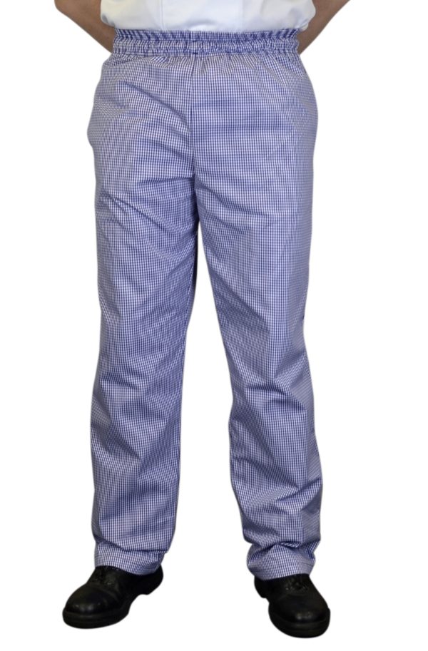BLUE CHECK BAGGY LARGE 38-40in – Blue