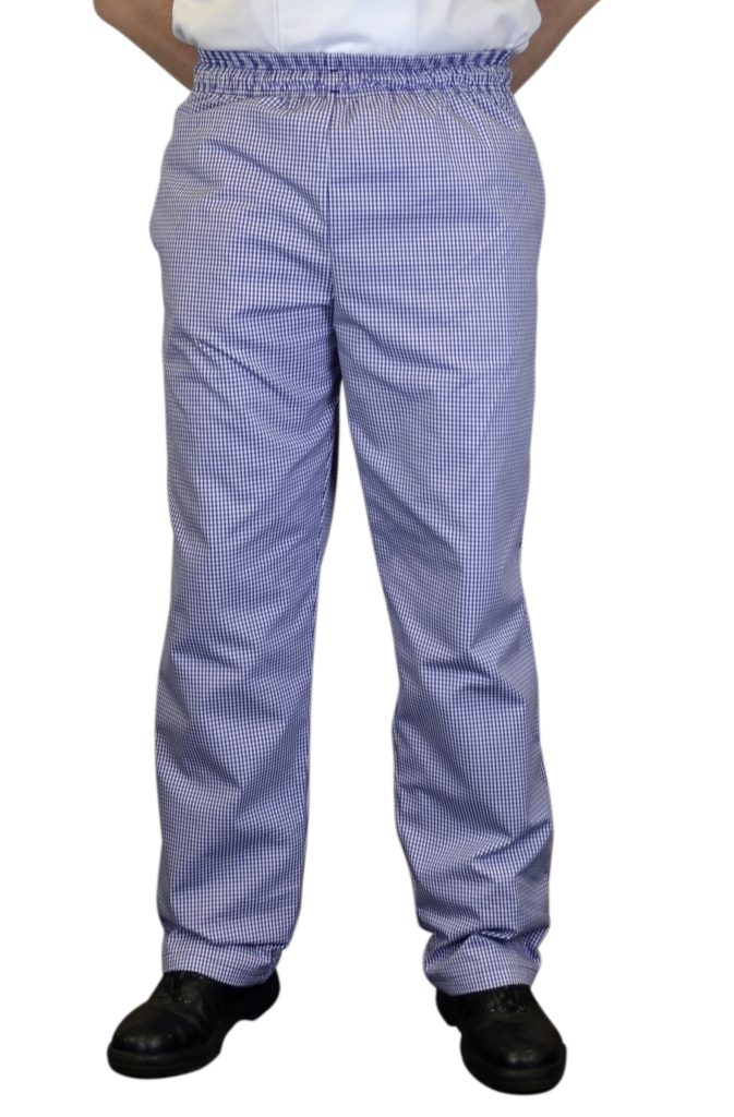 BLUE CHECK BAGGY LARGE 38-40in – Blue