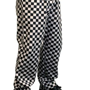 BLACK CHECK BAGGY LARGE 38-40in – Black