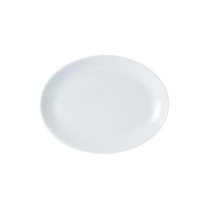 Porcelite Oval Plate 24cm/9.5″ QTY: 6