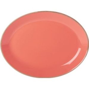 Seasons by Porcelite Coral Oval Plate 30cm/12″ QTY: 6