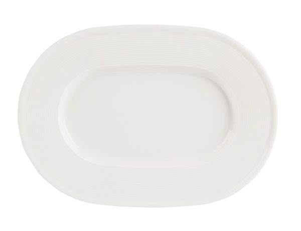 Porland Academy Line Oval Plate 25cm QTY: 6