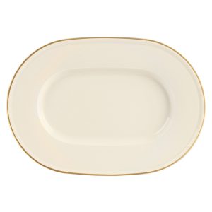 Porland Academy Line Gold Band Oval Plate 25cm QTY: 6