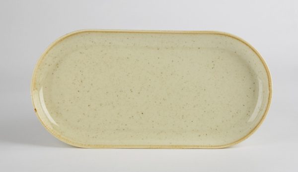 Seasons by Porcelite Wheat Narrow Oval Plate 30cm QTY: 6