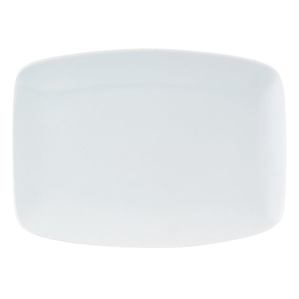 Porcelite Rectangular Plate 32cm QTY: 6