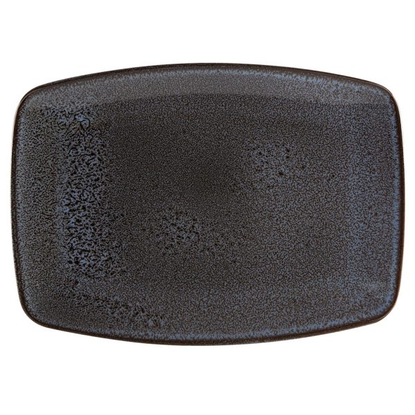 Aura by Porcelite Earth Rectangular Plate 32cm QTY: 6