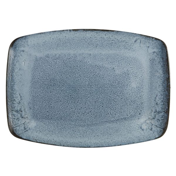 Aura by Porcelite Glacier Rectangular Plate 32cm QTY: 6