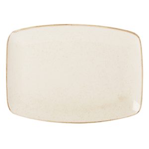 Seasons by Porcelite Oatmeal Rectangular Plate 32cm QTY: 6