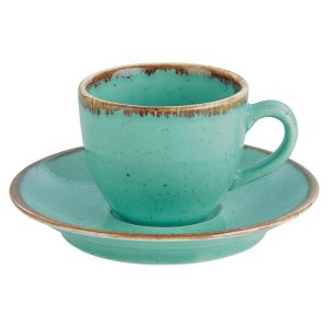 Seasons by Porcelite Sea Spray Espresso Saucer 12cm/4.5″ QTY: 6